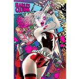 Superhjältar Tavlor & Posters Barnrum EuroPosters Batman Harley Quinn Neon Poster V39884 61x91.5cm
