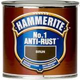 Brun Målarfärg Hammerite No.1 Anti Rust Metallfärg Brun 0.25L
