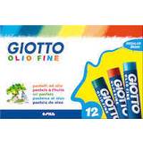 Giotto Oljepastellkritor 12-pack