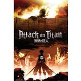 EuroPosters Barnrum EuroPosters Attack on Titan Key Art Poster V25217 61x91.5cm