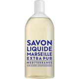 Flaskor Handtvålar Compagnie de Provence Savon De Marseille Extra Pur Liquid Soap Mediterranean Sea Refill 1000ml