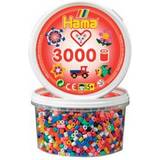 Hama midi 3000 Hama Beads Midi Beads Solid Mix 3000 Tub