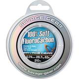 Fluorocarbonlinor Fiskelinor Savage Gear Soft Fluorocarbon 0.60mm 20m