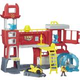 Superhjältar - Transformers Lekset Hasbro Playskool Heroes Transformers Rescue Bots Griffin Rock Firehouse Headquarters B5210