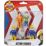 Plastleksaker Figurer Character Fireman Sam Action Figures 5 Pack