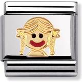 Nomination Composable Classic Link Little Girl Charm - Silver/Gold/Red/Black