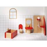 Goki Träleksaker Dockor & Dockhus Goki Furniture for Flexible Puppets Bathroom Basic 51717