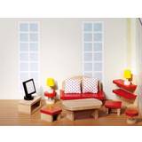 Goki Dockor & Dockhus Goki Furniture for Flexible Puppets Living Room Basic 51716