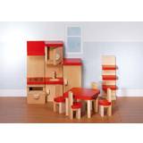 Goki Träleksaker Dockor & Dockhus Goki Furniture for Flexible Puppets Kitchen Basic 51718