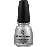 China Glaze Orange Nagelprodukter China Glaze Nail Lacquer Platinum Silver 14ml