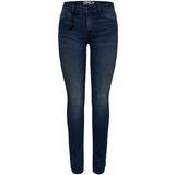 Only Carmen Reg Skinny Fit Jeans - Blue/Dark Blue Denim