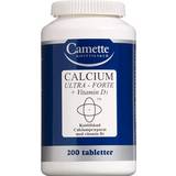 Kisel Fettsyror Camette Calcium Ultra Forte + Vitamin D3 200 st