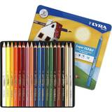 Silver Färgpennor LYRA Farb-Riese Color Pencil Varnished 18-pack
