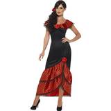 Kjolar - Sydeuropa Maskeradkläder Smiffys Flamenco Senorita Costume