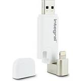 64 GB - Apple Lightning USB-minnen Integral iShuttle 64GB USB 3.0 Type-A/Apple Lightning