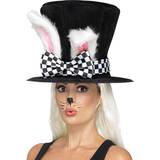 Djur - Vit Huvudbonader Smiffys Tea Party March Hare Top Hat