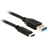 USB A-USB C - USB-kabel Kablar DeLock USB A - USB B 3.1 0.5m