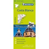 Böcker Costa Blanca Michelin 123 delkarta Spanien: 1:200.000 (karta, Falsad., 2017)