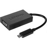 Lenovo Hane - Hona - Kabeladaptrar Kablar Lenovo USB C - VGA Adapter M-F