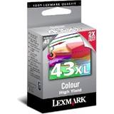 Lexmark Cyan Bläckpatroner Lexmark 18YX143E (#43XL)