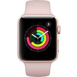 Apple Stegräknare - iPhone Smartwatches Apple Watch Series 3 42mm Aluminum Case with Sport Band