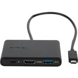 Targus Hane - Hona Kablar Targus USB C - HDMI/USB C/USB 3.0 Adapter M-F 0.4m