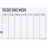 Kontorsmaterial Design Letters Weekly Planner