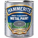 Hammarlack silver Hammerite Direct to Galvanised Metallfärg Silver 0.75L