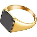 Smycken Northern Legacy Signature Ring - Gold/Onyx