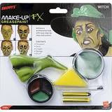 Damer - Grön Smink Smiffys Witch Make Up Kit