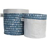 Sebra Multifärgade Förvaring Sebra Storage Baskets Paper Dots Boy