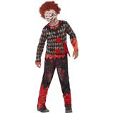 Svart - Zombies Maskeradkläder Smiffys Deluxe Zombie Clown Costume