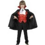 Smiffys Vampyrer Maskeradkläder Smiffys Dracula Boy Costume Red & Black
