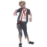 Grå - Zombies Dräkter & Kläder Smiffys Zombie School Boy Costume