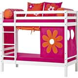 HoppeKids Orange Textilier HoppeKids Flower Power Curtain for Halfhigh Bed 90x200cm