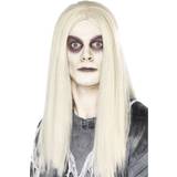 Grå - Spöken Långa peruker Smiffys Ghost Town Indian Style Wig