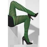 Strumpor & Strumpbyxor Dräkter & Kläder Smiffys Opaque Tights Green & Black Striped