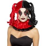 Film & TV - Suicide Squad Peruker Smiffys Twisted Harlequin Wig Black & Red