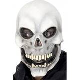 Skelett - Vit Masker Smiffys Skull Overhead Mask