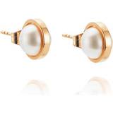 Efva Attling Day Earrings - Gold/Pearl