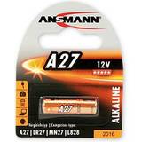 Batterier - Knappcellsbatterier - Orange Batterier & Laddbart Ansmann A27