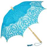 Turkosa Paraplyer Von Lilienfeld Vivienne Lace Umbrella Turquoise (8414)