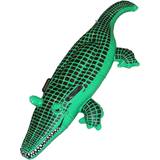 Grön - Uppblåsbar Tillbehör Smiffys Crocodile