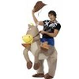 Uppblåsbar - Vilda västern Dräkter & Kläder Smiffys Ride Em Cowboy Inflatable Costume