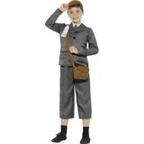 Grå - Jackor Dräkter & Kläder Smiffys WW2 Evacuee Boy Costume with Jacket & Trousers