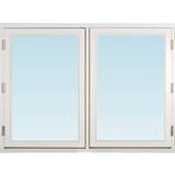PVC-U - Svart Sidohängda fönster SP Fönster Lingbo PVC-U Sidohängt fönster 2-glasfönster 158x128cm