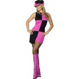 60-tal - Rosa Maskeradkläder Smiffys Swinging 60's Costume