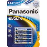 AAA (LR03) - Alkaliska Batterier & Laddbart Panasonic LR03EGE 4 Pack