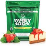Body Science D-vitaminer Vitaminer & Kosttillskott Body Science Whey 100% Strawberry Cheesecake 1kg