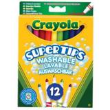 Crayola Tuschpennor Crayola Super Tips Washable Lavable Auswaschbar 12-pack